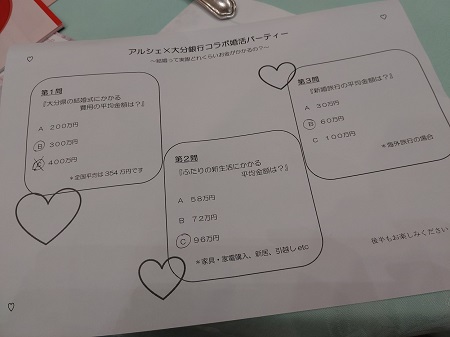 大分銀行×アルシェ　大盛況となりました♡