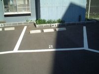 ３輪車用の駐車場？