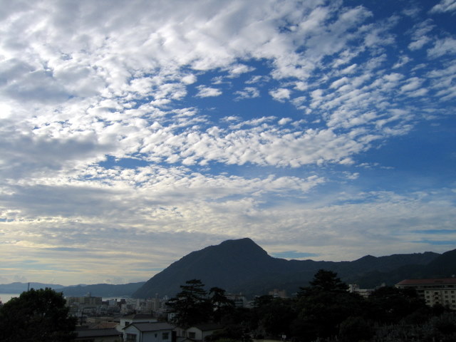 今日の空