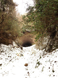 大石峠隧道。