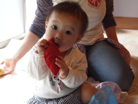 cafeそらさんでベビマとちょこっとサイン教室でした〜♪（１０／１７）