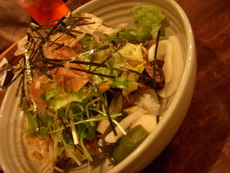 古民家カフェでディナ~