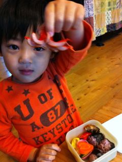 あれ??食べてる??