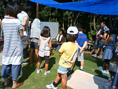 親子木工教室1日目