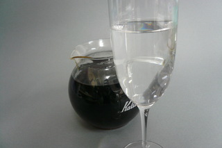 湧水とオーガニックコーヒー