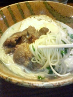 いのししラーメン 一本檪(大分市野津原)