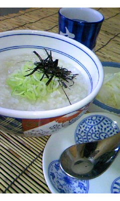 朝粥と断食