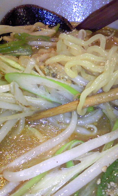 自作 味噌ラーメン(ママふらいぱん)