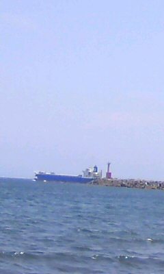 海の風景と晩酌の肴