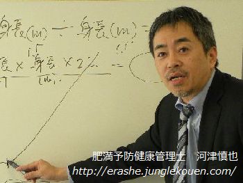 肥満予防健康管理士河津慎也の写真