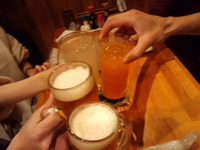 新年会(=゜▽゜)じゃ〜♪