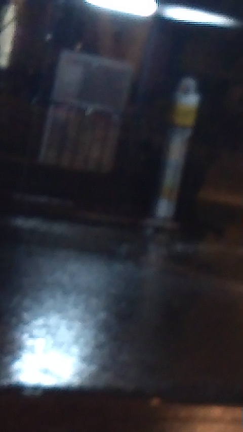 新月の雨の夜