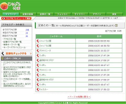 アクセス数