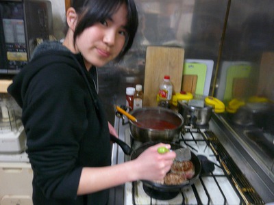 ななごん、コロッケを作る ななごん、コロッケを作る