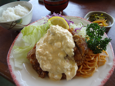 金なべ亭さんのランチ