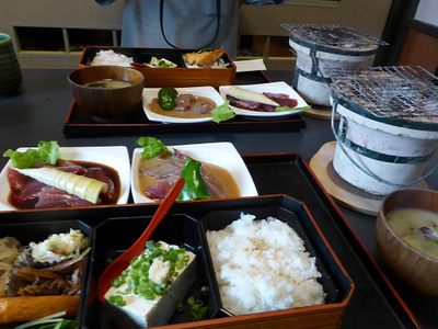 四季の味みどりやさんでの昼食