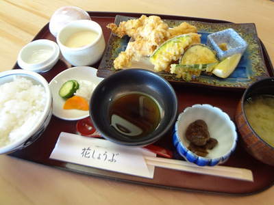 花しょうぶさんのとり天ご膳