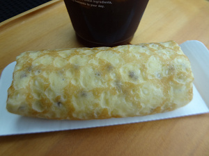 Cafeショコラの手巻きクレープ