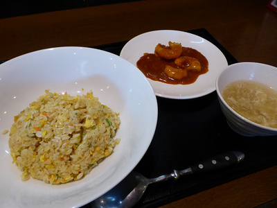 昭和焼飯店でランチパスポートランチ