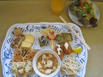 １３階でランチ