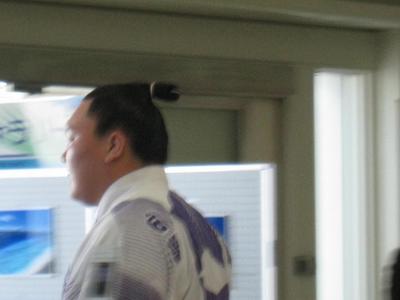 お相撲さんに出会ったぁ～