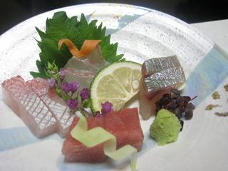 温泉宿の夕食