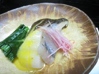温泉宿の夕食