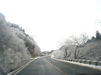 雪道ドライブ