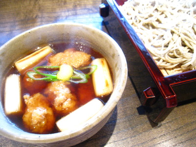 秋野華で蕎麦を
