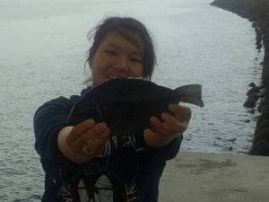 初挑戦で釣れちゃいました♪ 初挑戦で釣れちゃいました♪