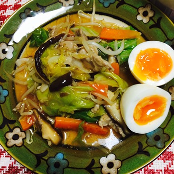 八宝菜とあさりご飯