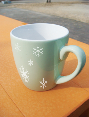粉雪の舞う・・・
