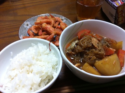 肉じゃがならぬ鮭じゃが。