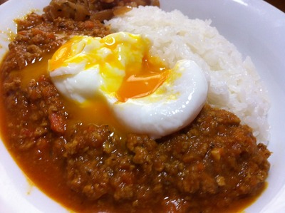 ハンディーブレンダーでカレー。