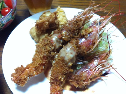 大きいえびの幸せ。