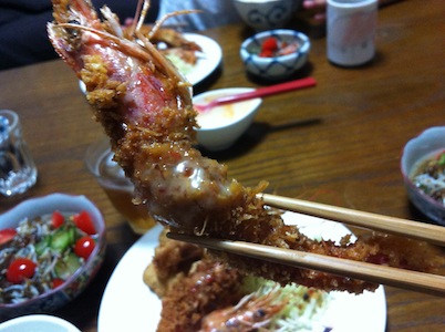 大きいえびの幸せ。