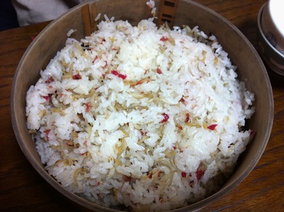 じゃこ飯と歯科定期検診。