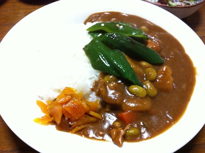 ルーのカレー。