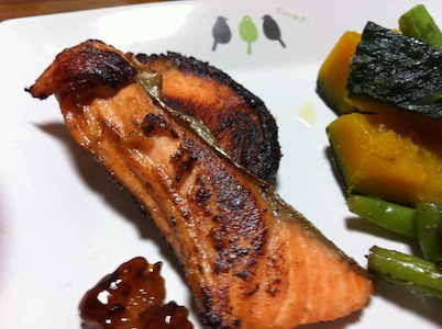 塩麹と野菜の夕べ。