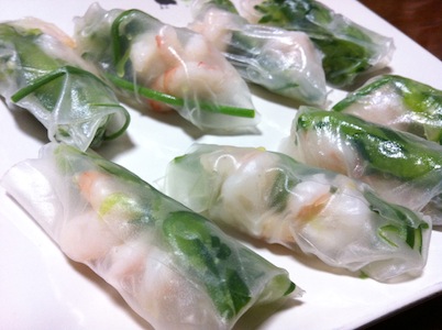夏だけど春巻き。