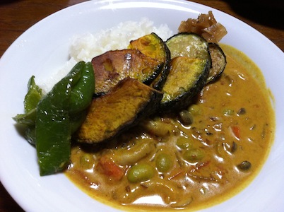 カレー曜日、かき氷。