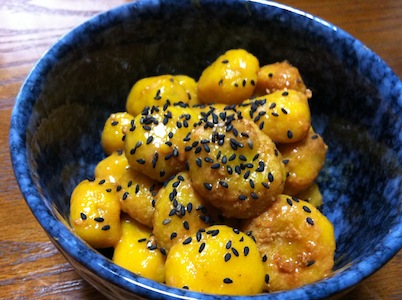 かぼちゃ白玉。