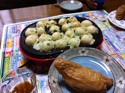 たこ焼きディナー。