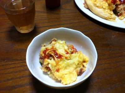 缶詰料理。