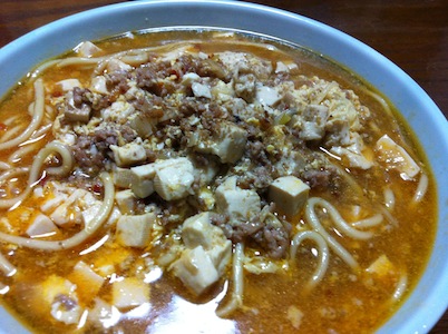 麻婆豆腐ちゃんぽん。