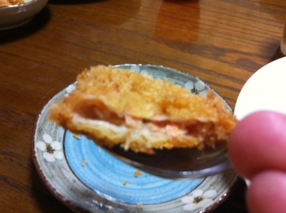 ポテトサラダでちょちょっと。