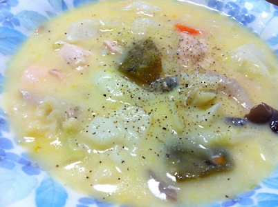 続カリフラワーを食べよう。