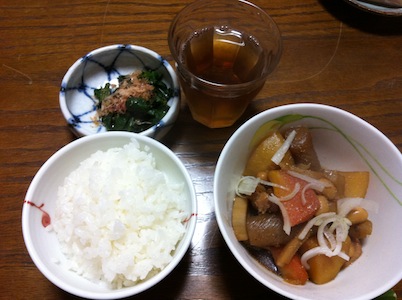 和食続き。