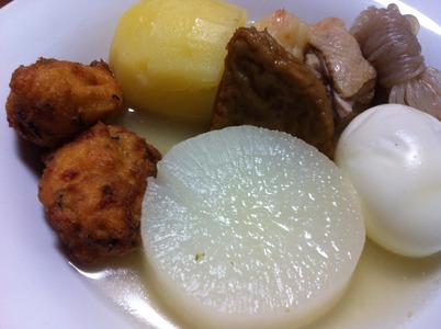今シーズン、おでん食べ納め。