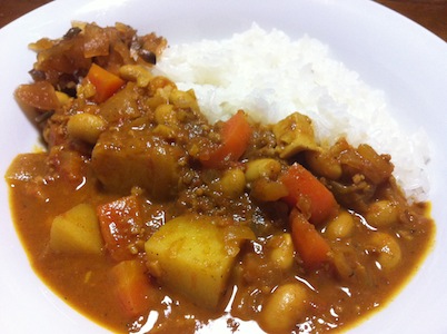 カレー締め。